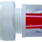 Raccords 1C en PFA ou PVDF, PN 10 bars, pour tuyaux souples