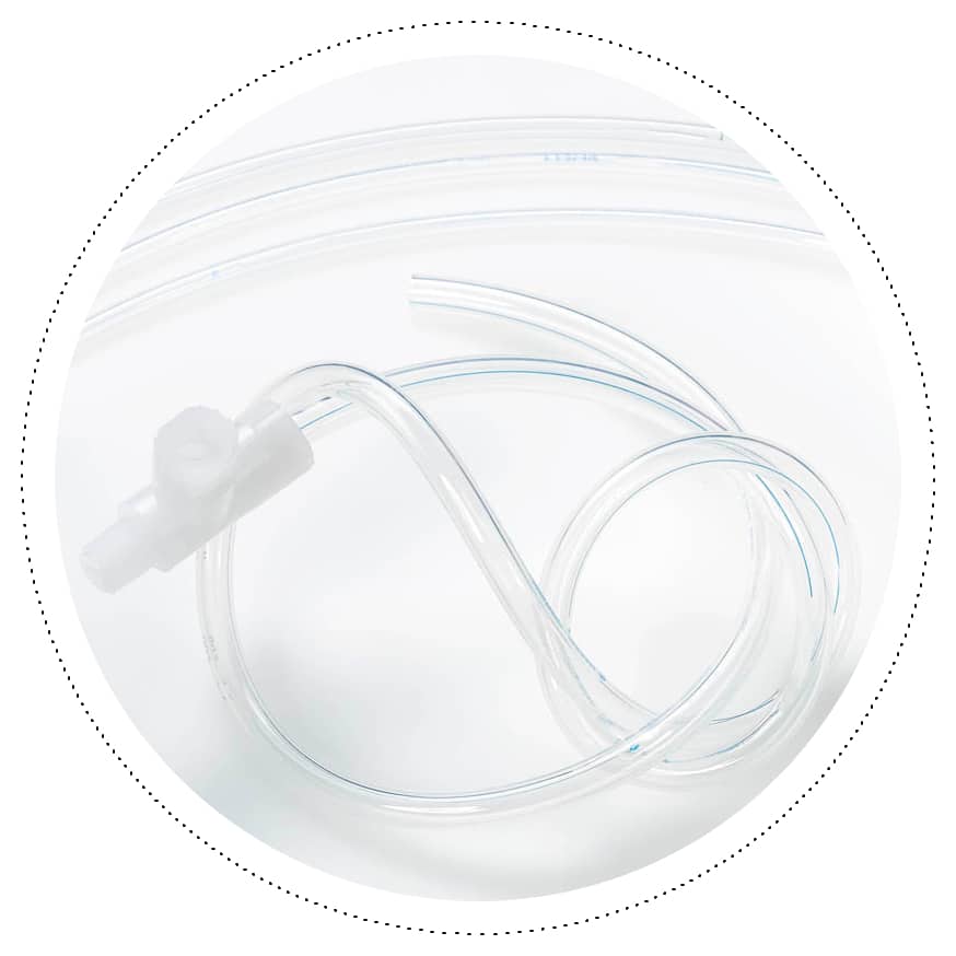 Tuyau ETFE souple bicouche, couche interne ETFE et gaine PU